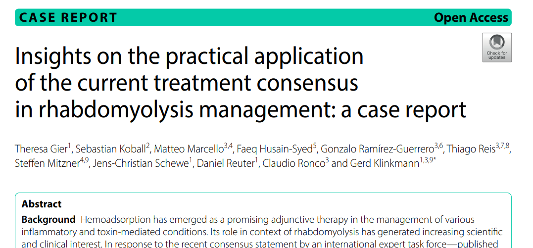 Insights on the practical application of the current treatment consensus in rhabdomyolysis management: a case report.
